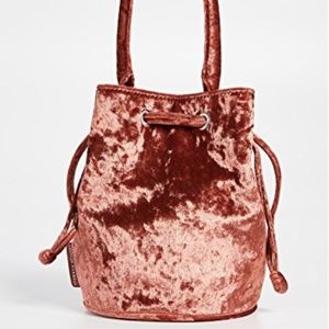 LOEFFLER RANDALL NWT VELVET JESYMN BUCKET BAG